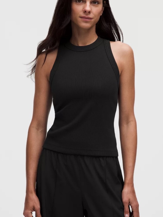 lululemon athletica Tops - NWT LULULEMON RIBBED HEAVYWEIGHT COTTON RACERBACK TANK TOP